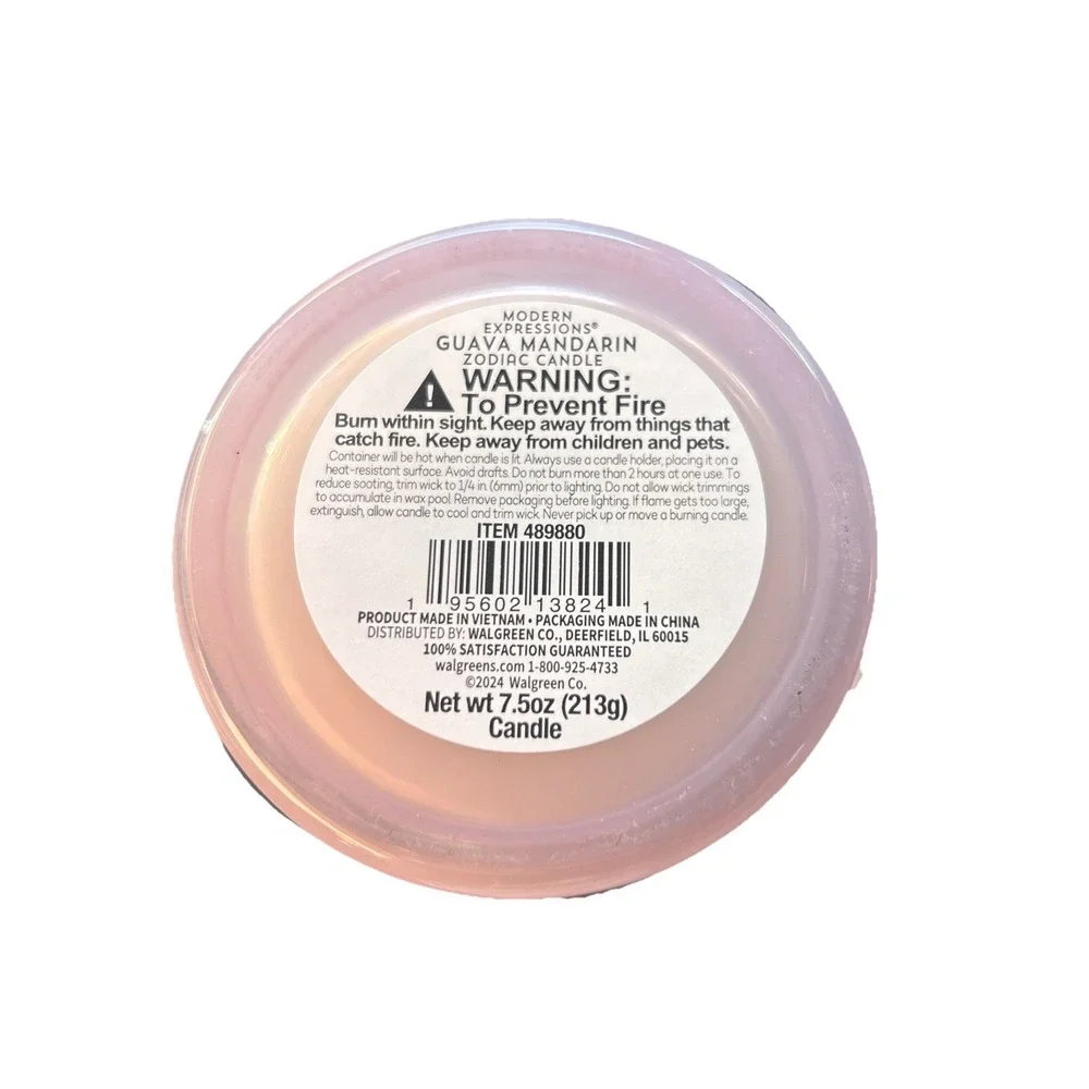 Virgo‎ Modern Expressions Candle Guava Mandarin
